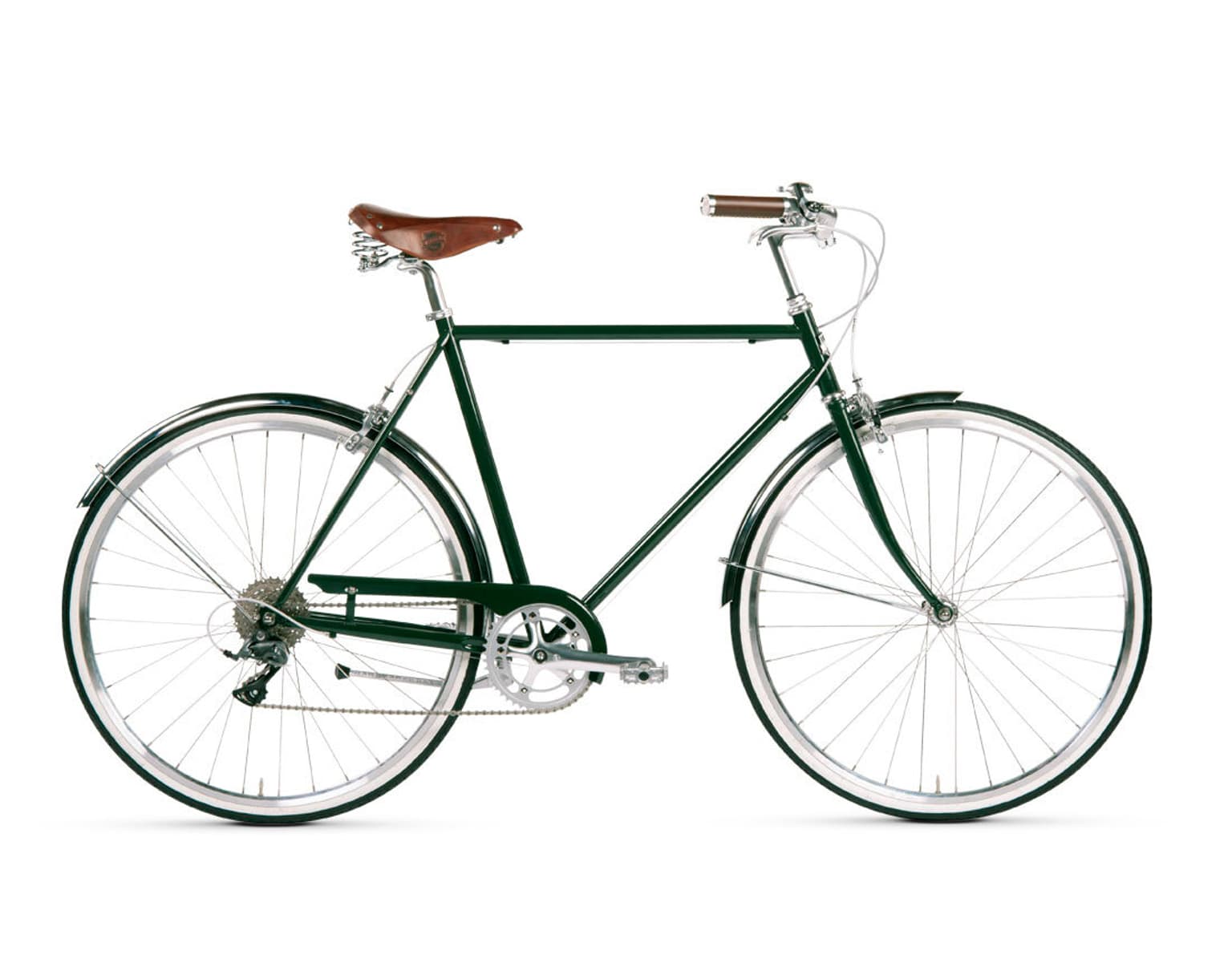 Siech Cycles Siech Cycles Comfort 8-Speed Bicicletta da città verde-scuro 1
