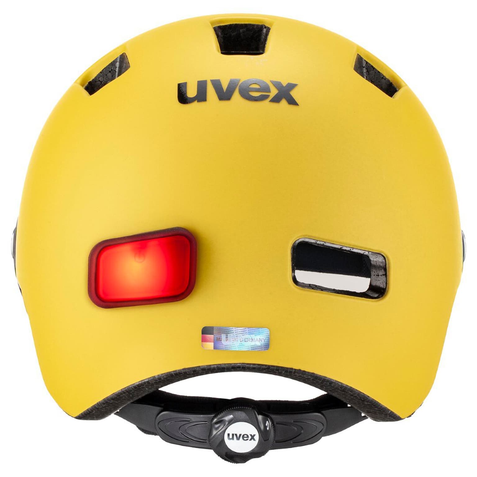 Uvex Rush visor Casque de vélo jaune foncé 9