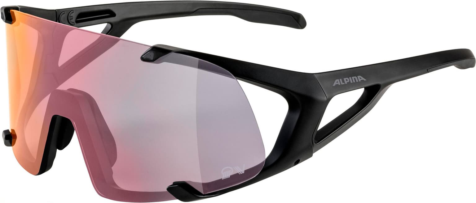 Alpina Alpina Hawkeye QV Sportbrille schwarz 1