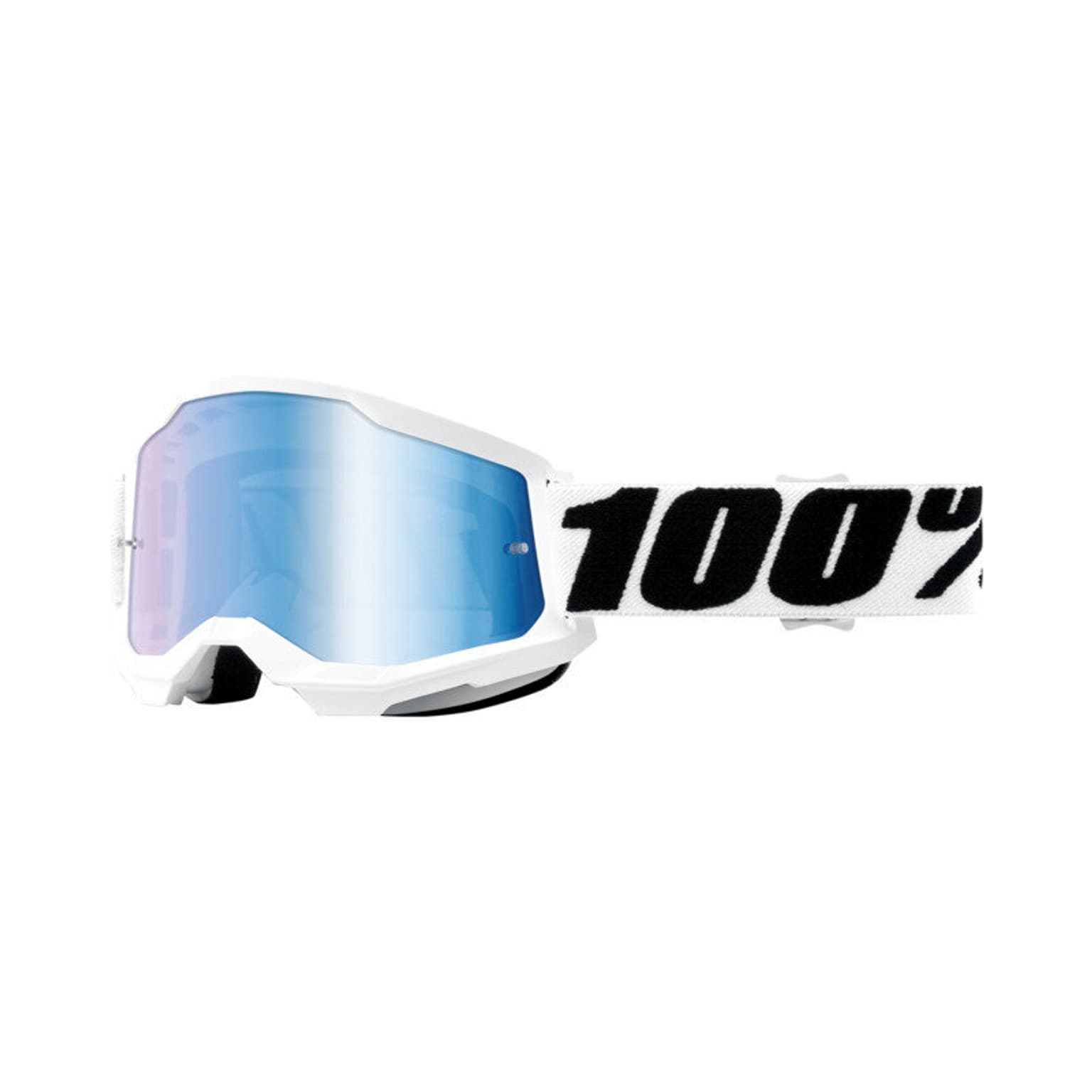 100% 100% Strata 2 MTB Goggle weiss 1