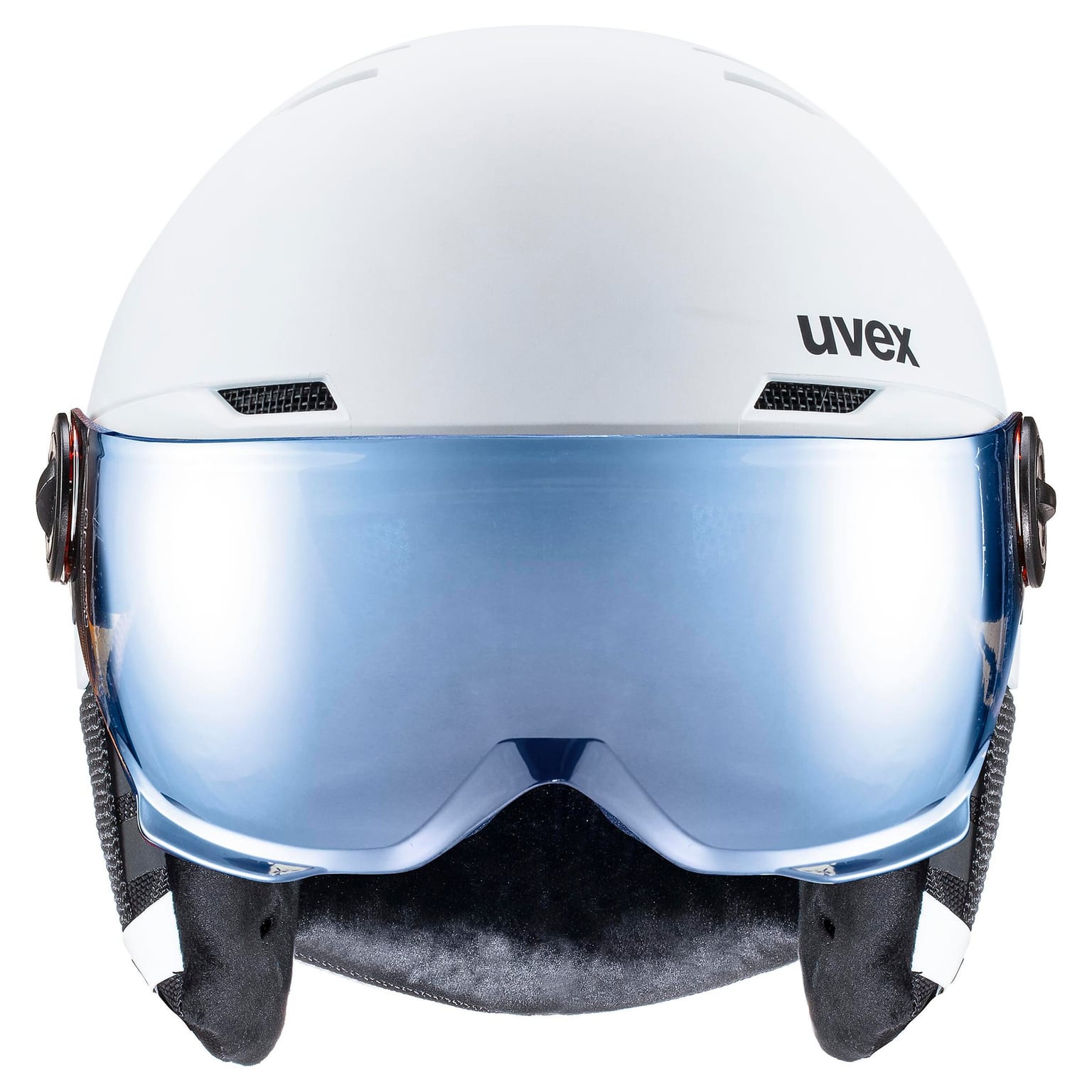 Uvex Uvex rocket jr. visor Casque de ski blanc 2