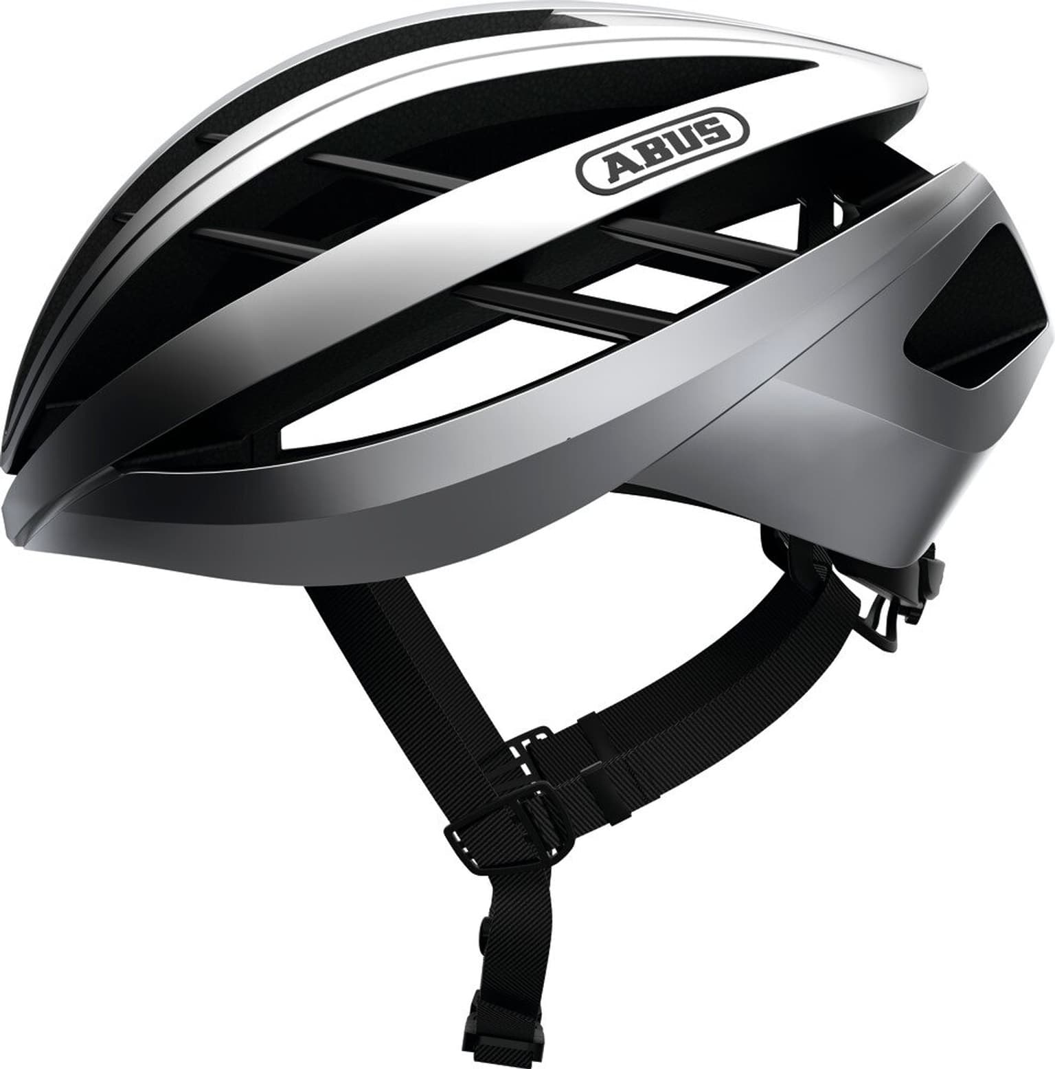 Abus AVENTOR Velohelm silberfarben 1