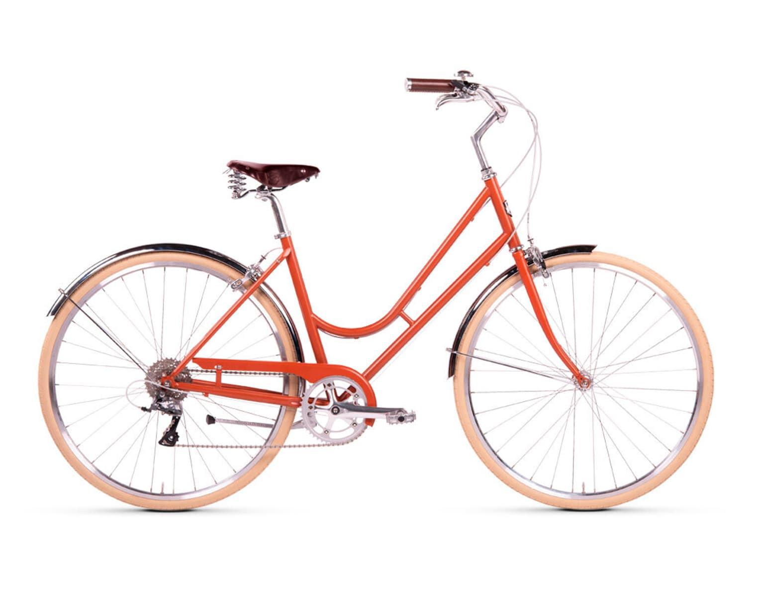 Siech Cycles Siech Cycles Comfort 8-Speed Citybike orange 1