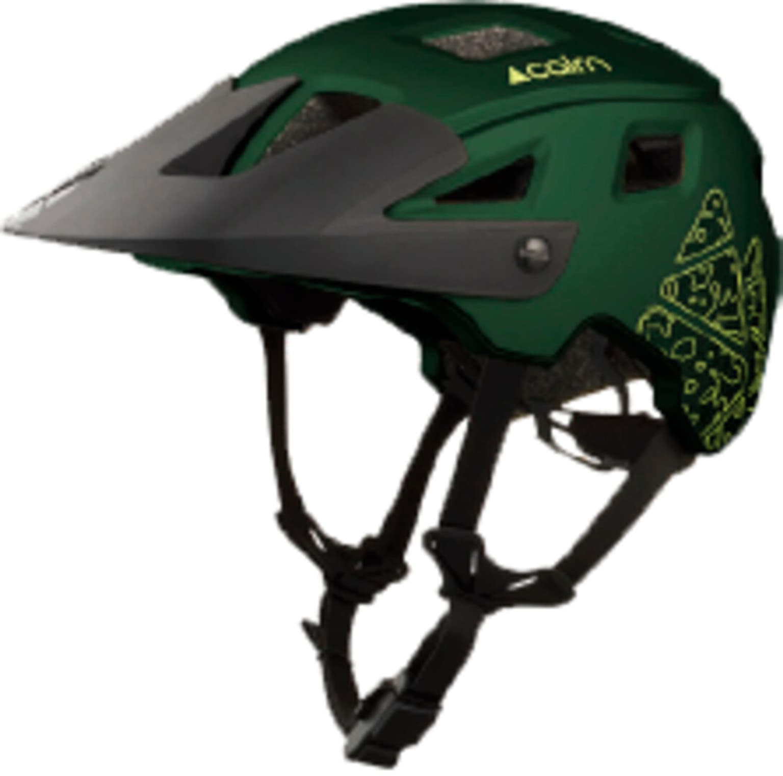 Cairn Magma Casque de vélo vert foncé 1