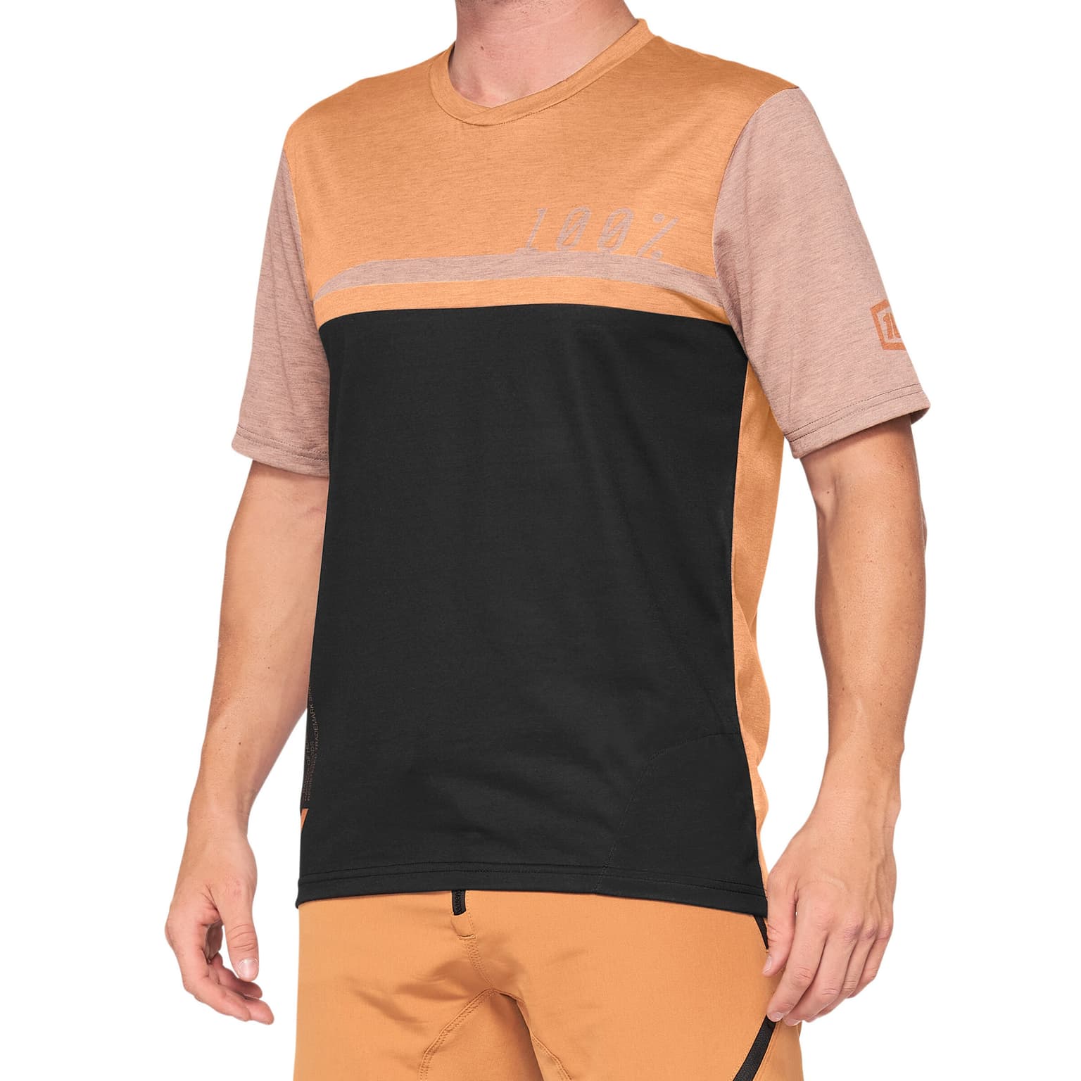 100% 100% Airmatic Maglietta da bici arancio-chiaro 3