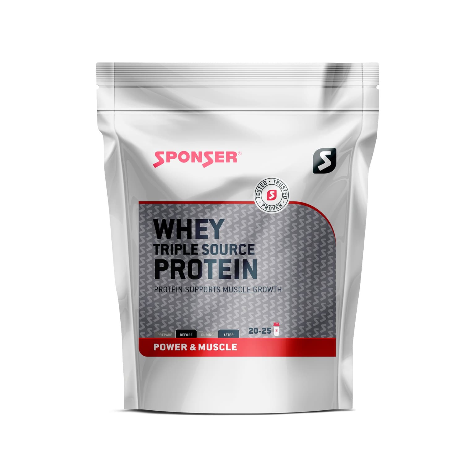 Sponser Sponser Whey Triple Source Protein Poudre protéiné blanc 1