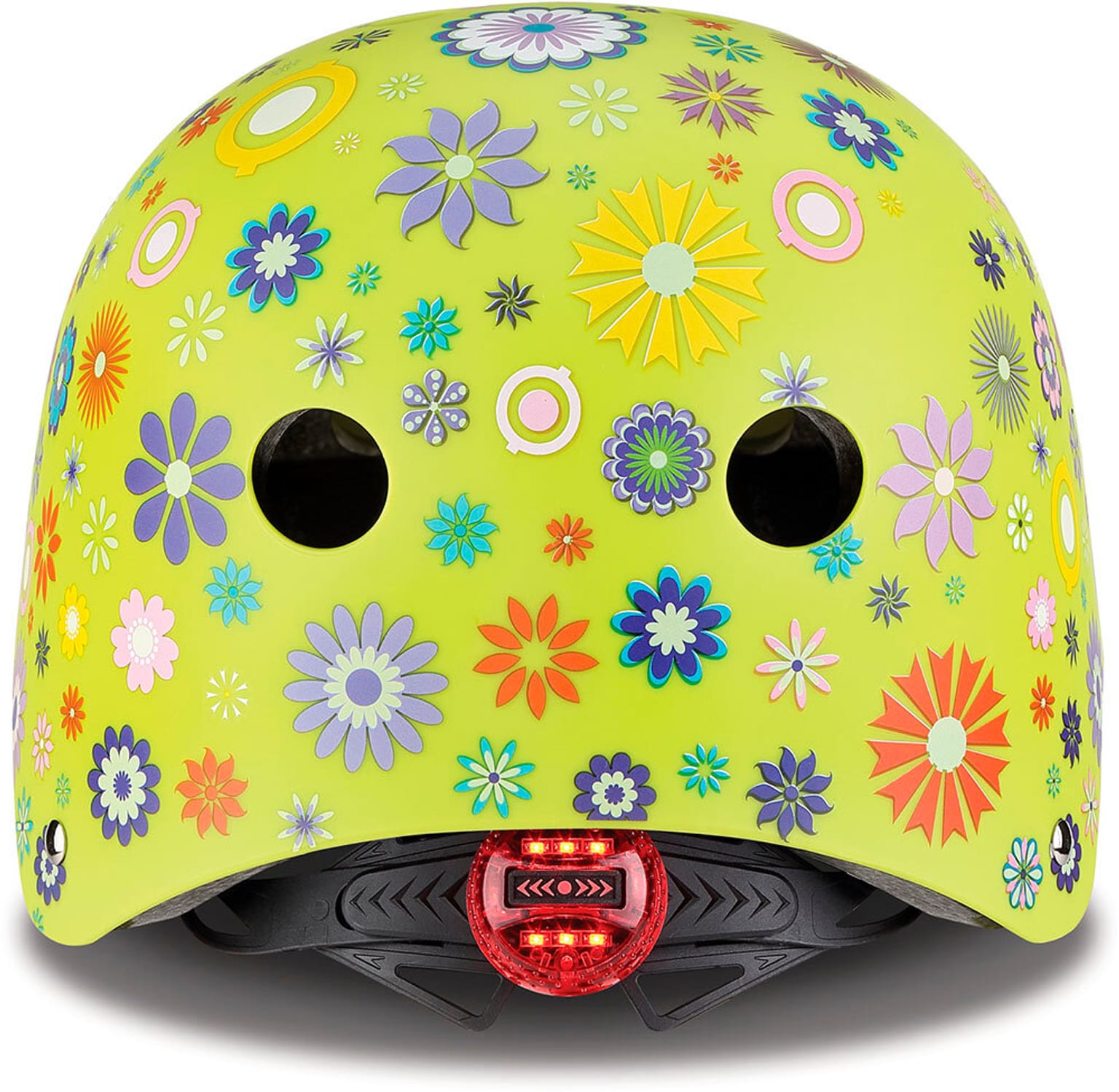 Globber Elite Lights Skatehelm Hellgrün 5