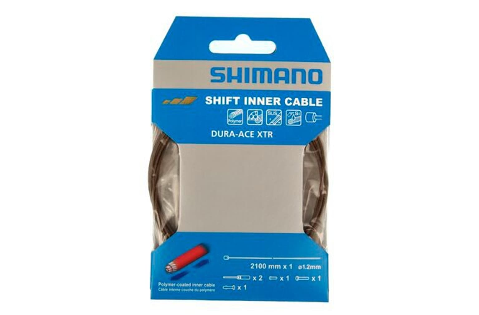 Shimano Shimano Revêtement polymère Dura-Ace BC-9000 Câbles de dérailleur 1