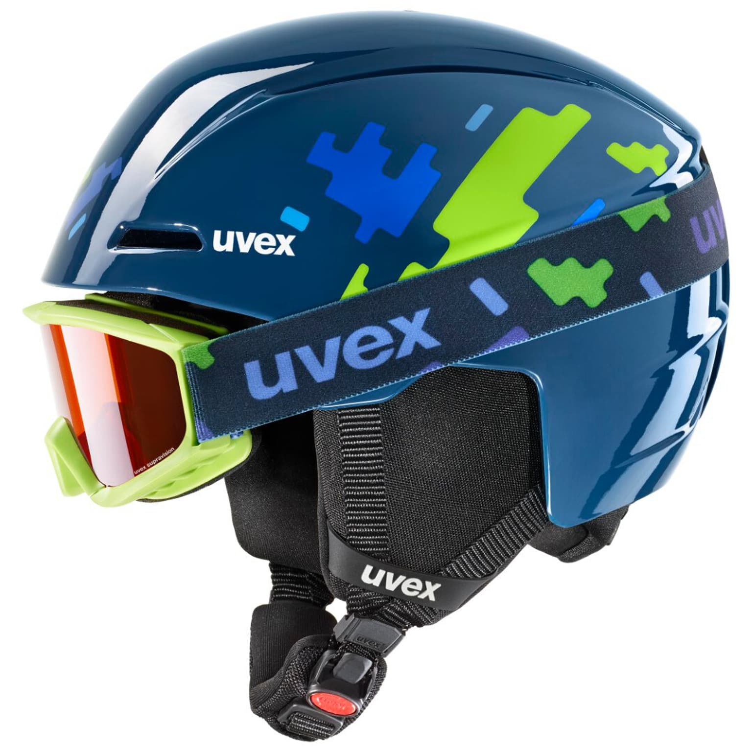 Uvex Uvex viti set Casque de ski bleu-fonce 1