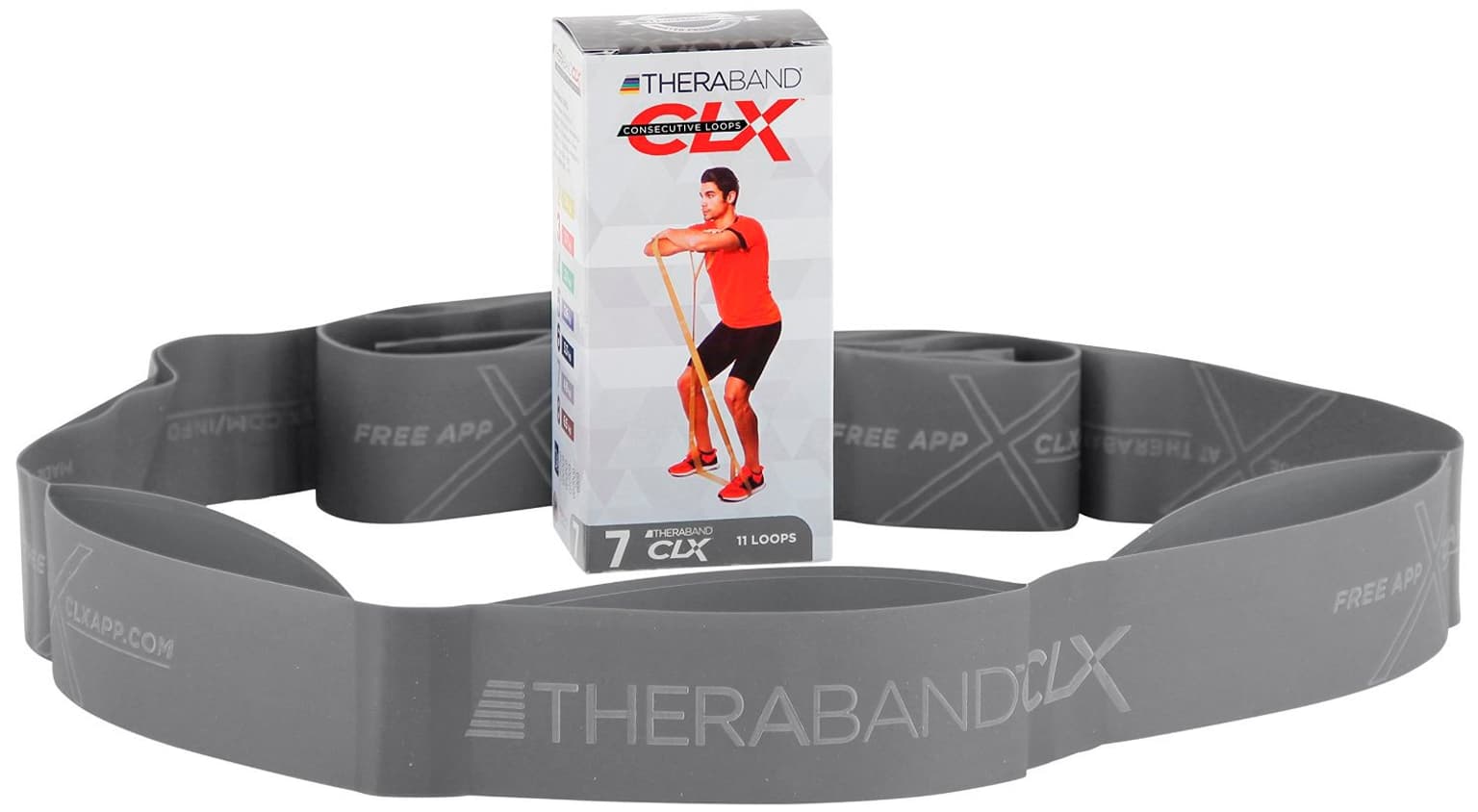 TheraBand TheraBand Theraband  CLX 7 Fitnessband silberfarben 1