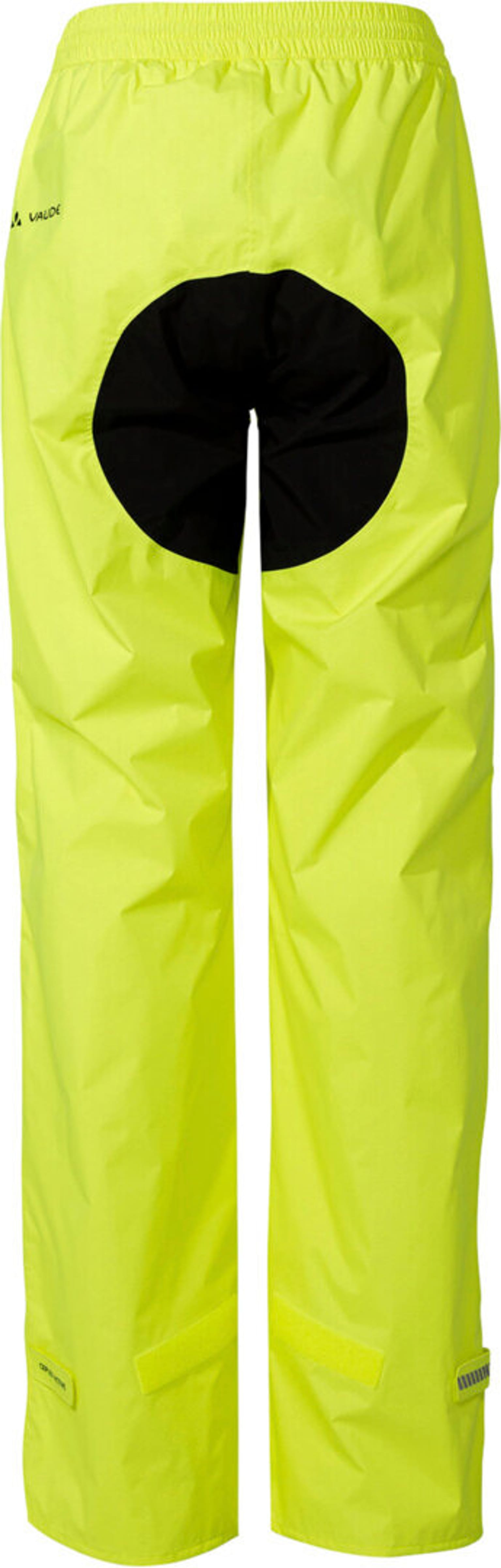 Vaude Drop Pants II Regenhose neongelb 2