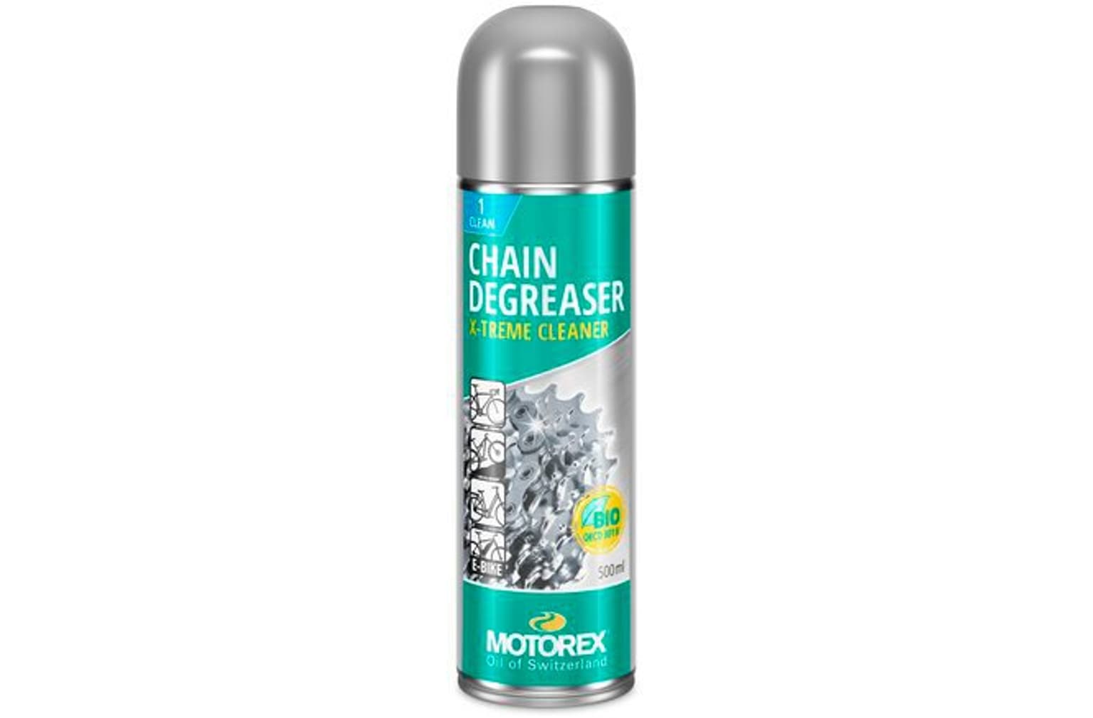 MOTOREX MOTOREX Spray Degraissant Degraissant Chaîne 500 ml Detergente speciale 1