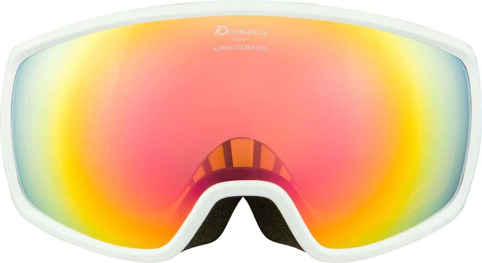 Alpina DOUBLE JACK Q-LITE Masque de ski blanc 2