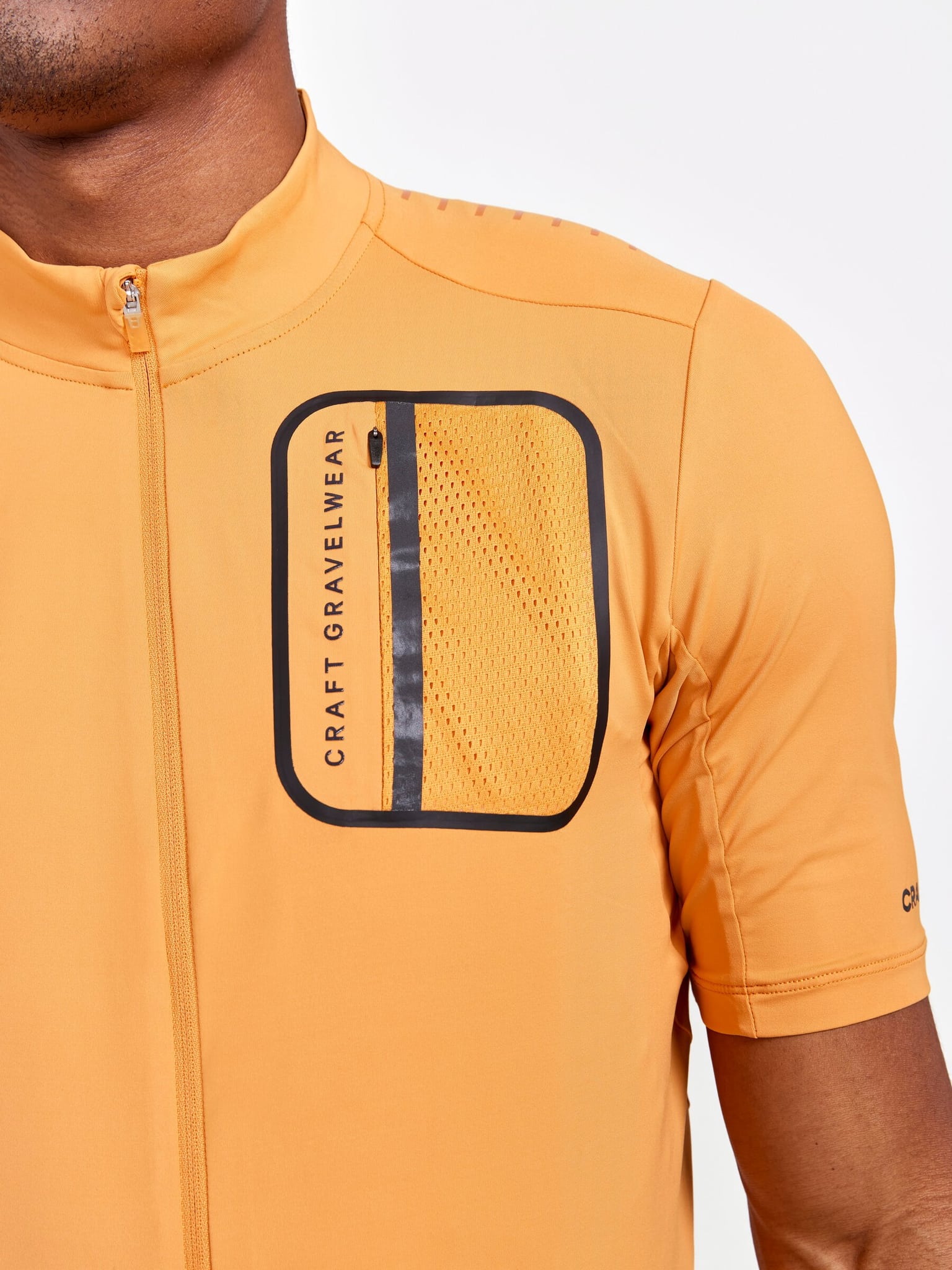 Craft Craft ADV Offroad SS Jersey Maglietta da bici arancio-chiaro 4