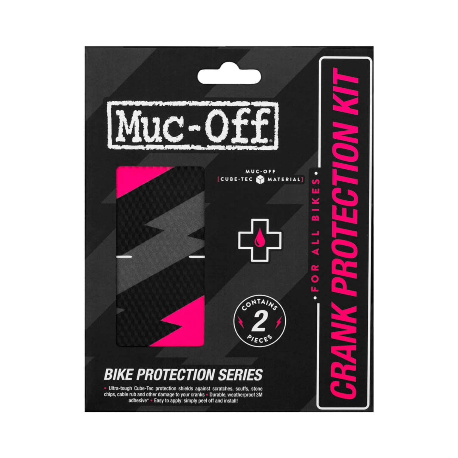 MucOff MucOff Crank Protection Kit Pellicola protettiva lampone 2