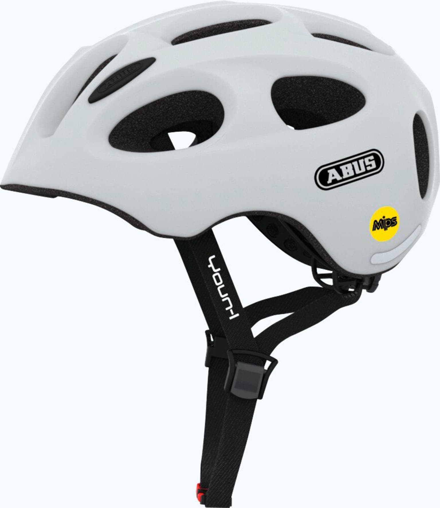 Abus Youn-I MIPS Velohelm weiss 1