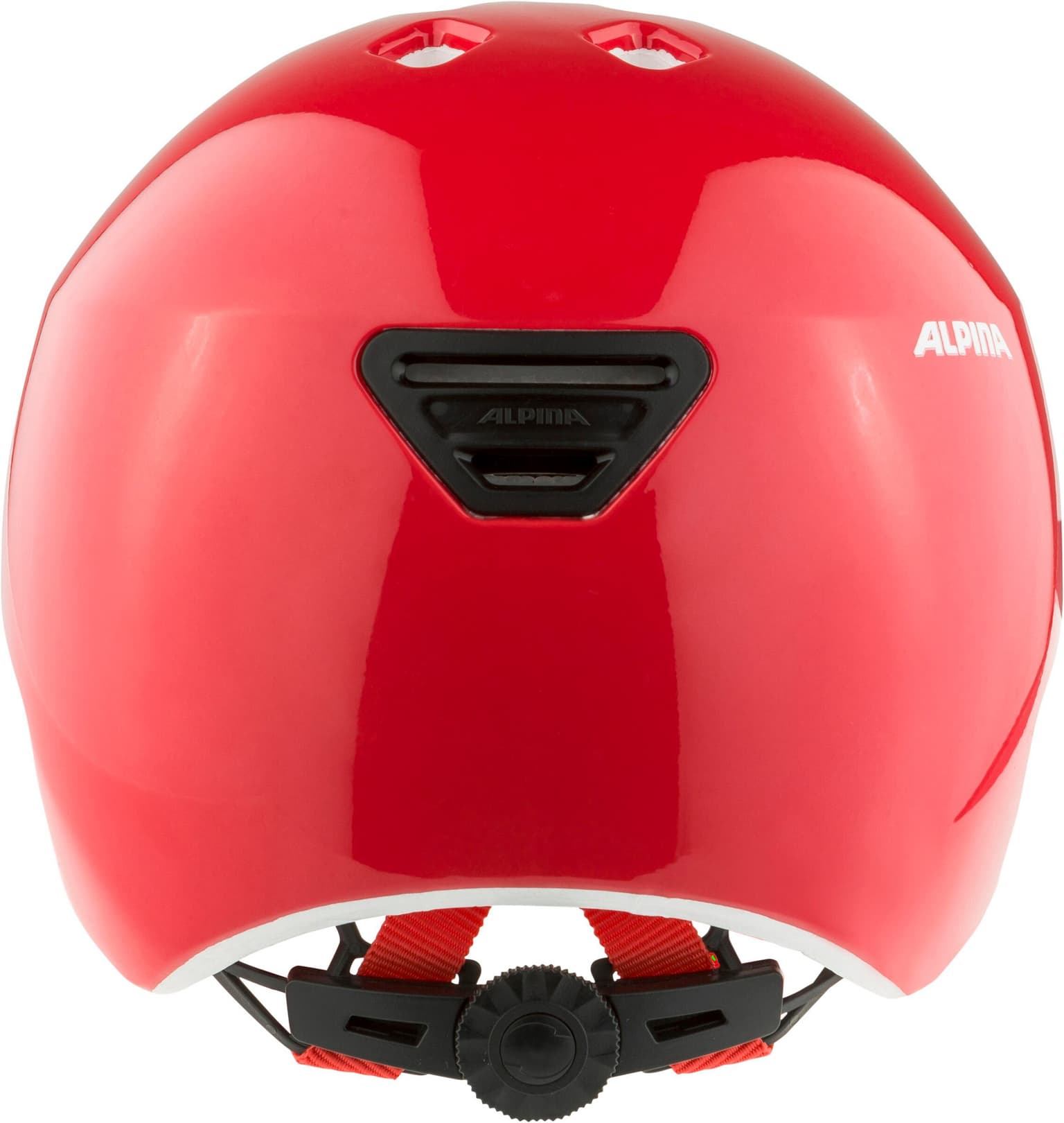 Alpina Hackney Casco da bicicletta rosso 3