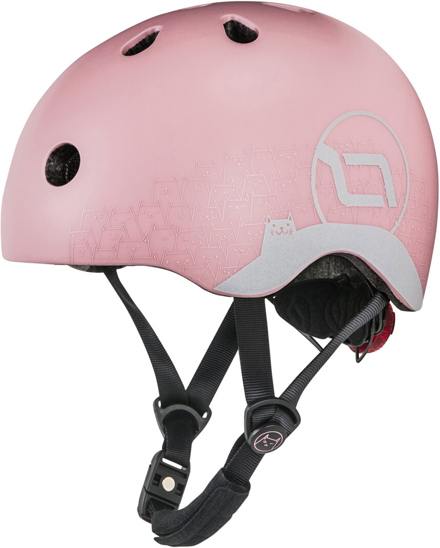 Scoot and Ride Scoot and Ride Reflective Rose Skatehelm altrosa 1