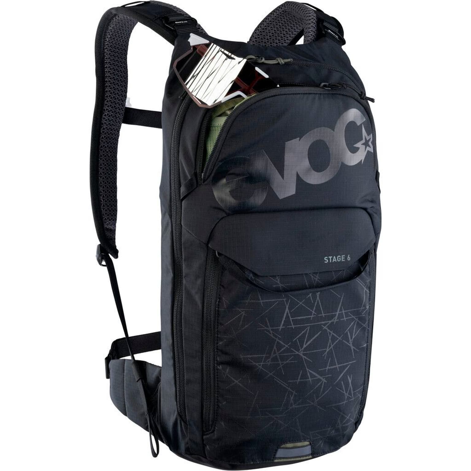 Evoc Evoc Stage 6L Backpack + 2L Bladder Sac à dos de vélo noir 3