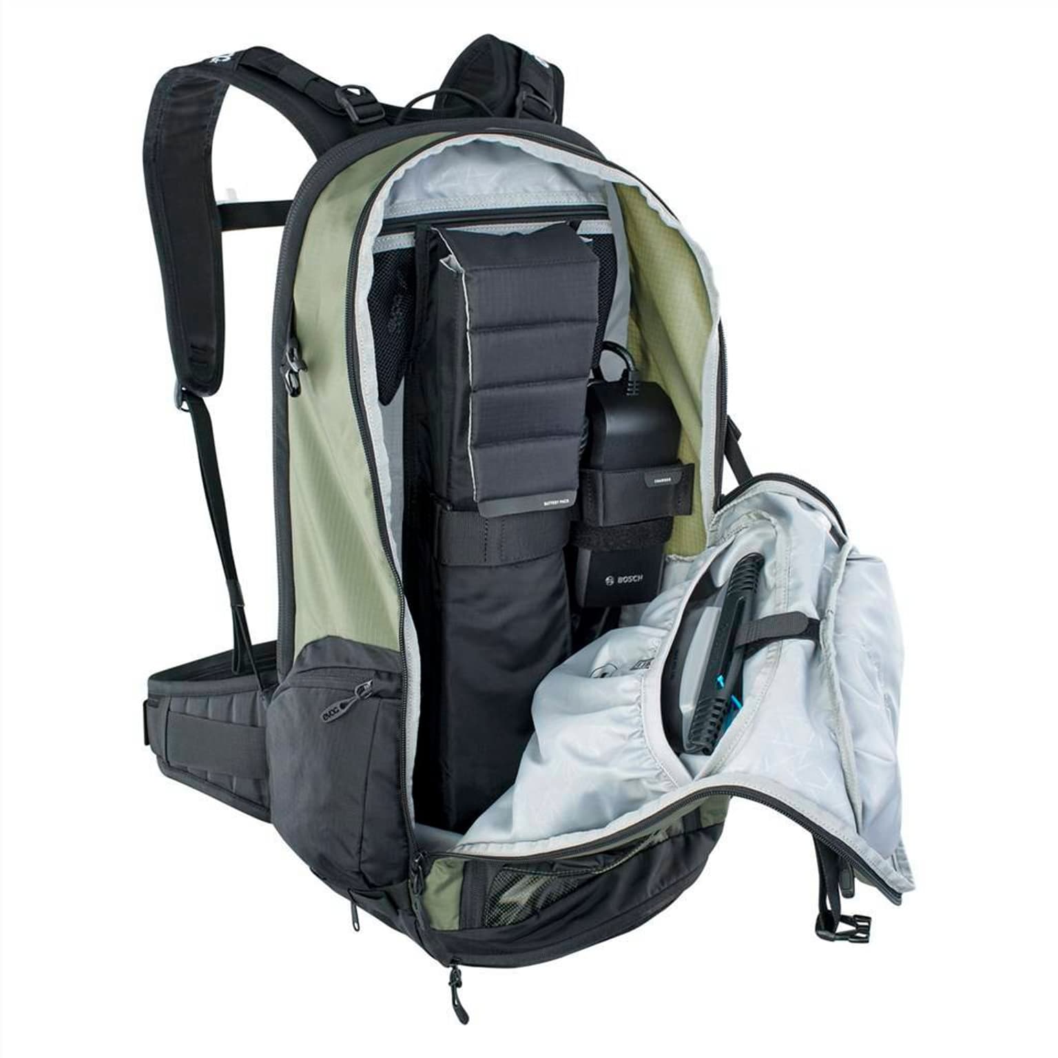 Evoc Evoc FR Tour E-Ride 30L Backpack Sac à dos protecteur vert 4
