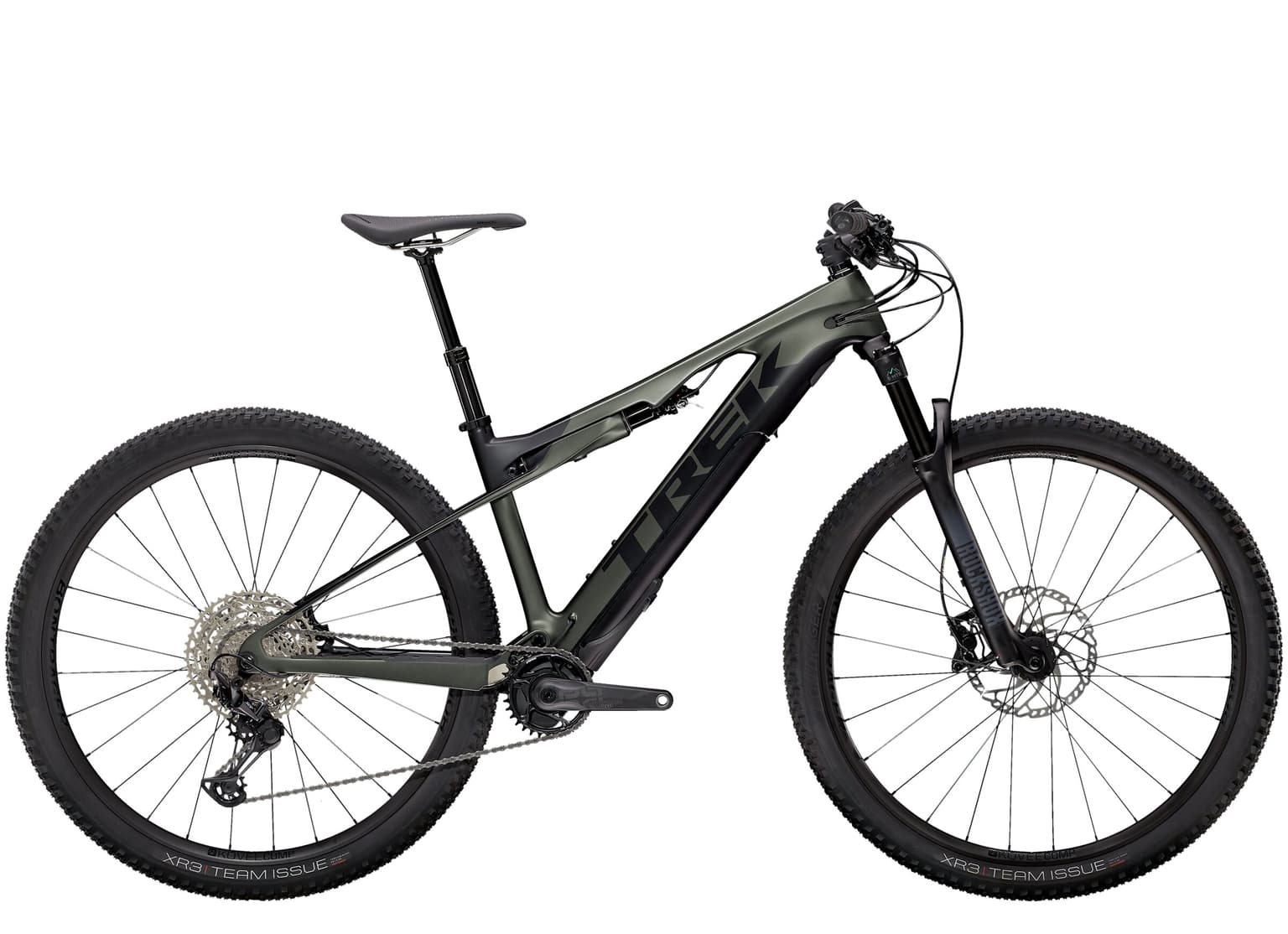 Trek Trek E-Caliber 9.6 29 Mountain bike elettrica (Fully) antracite 1