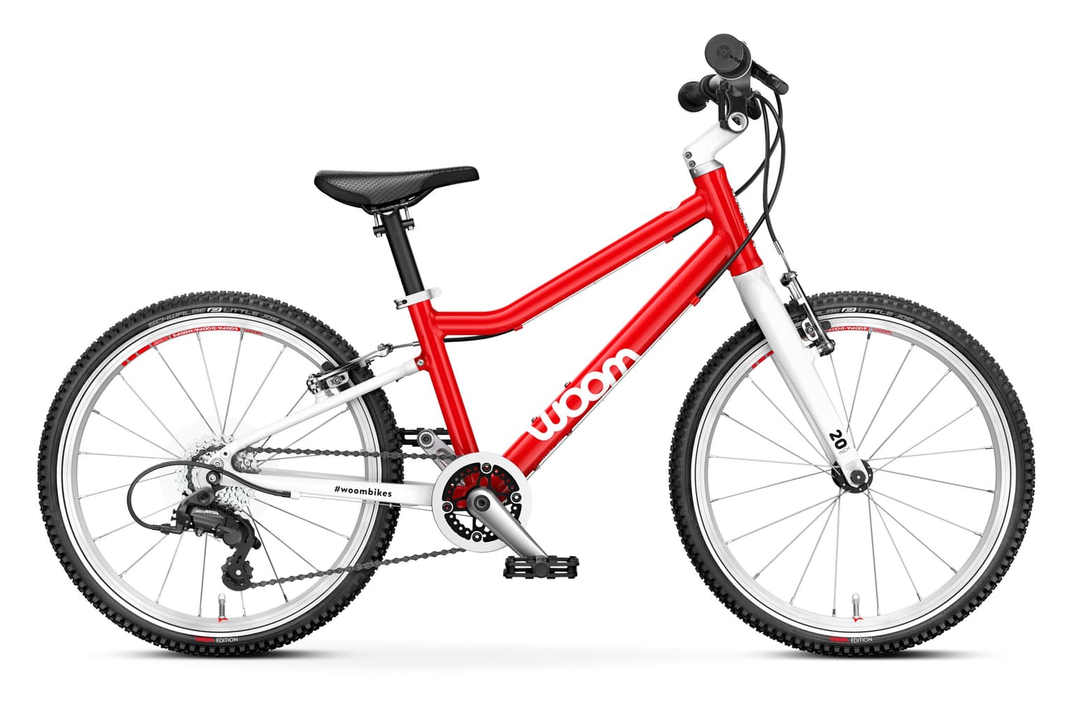 woom woom 4 20 Bicicletta per bambini rosso 1