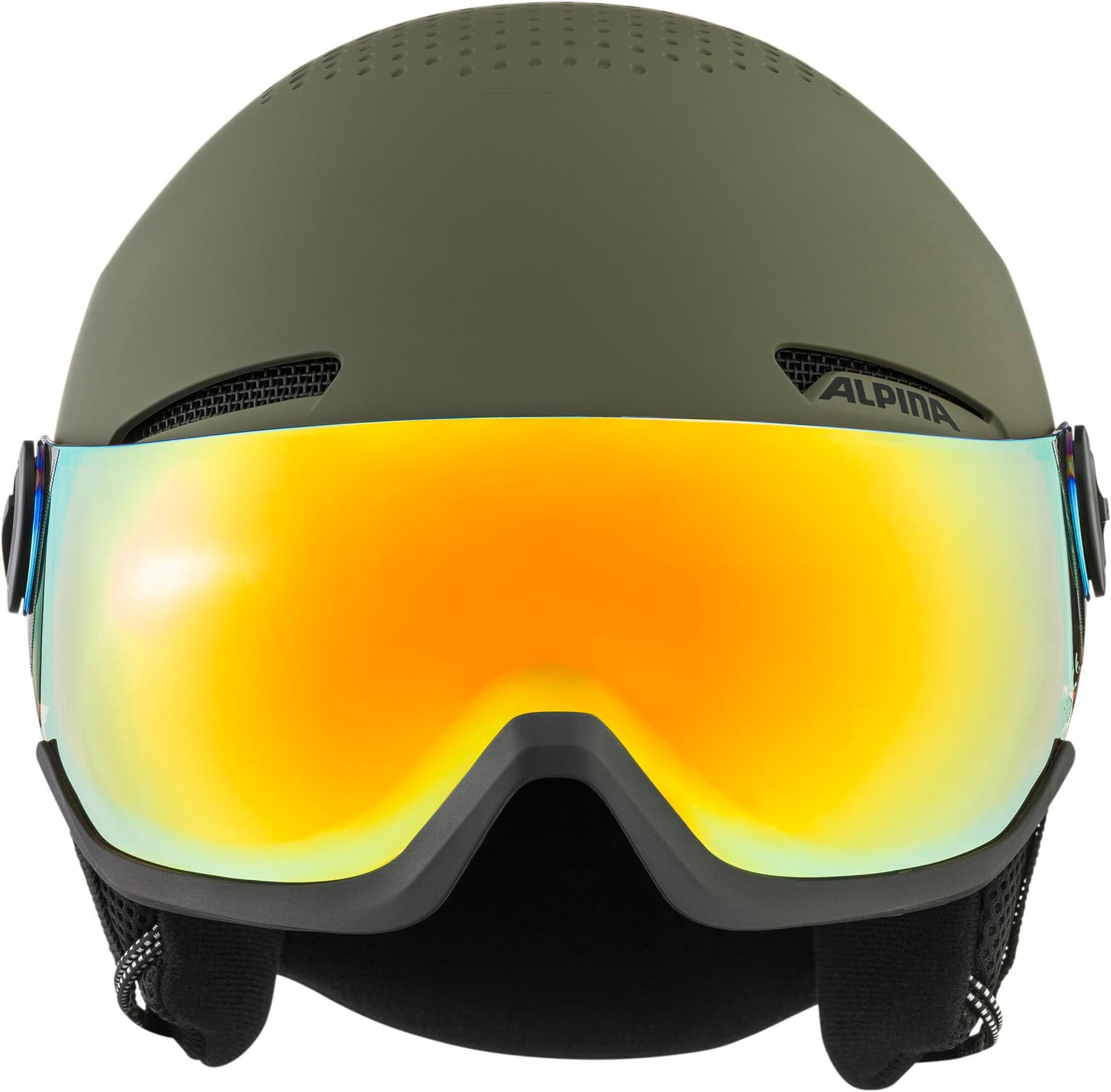 Alpina ARBER VISOR Q-LITE Casque de ski kaki 2