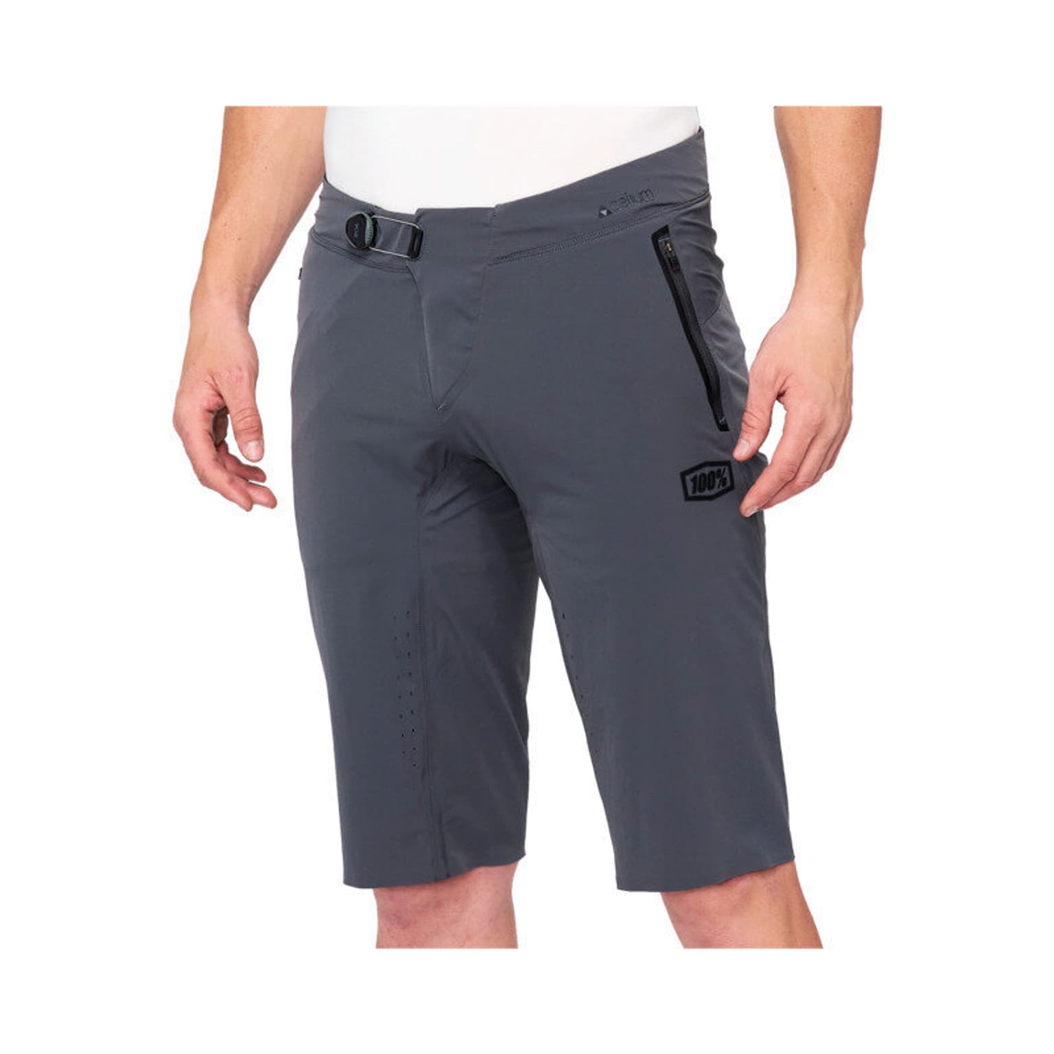 100% 100% Celium Pantaloncini da bici grigio-scuro 1
