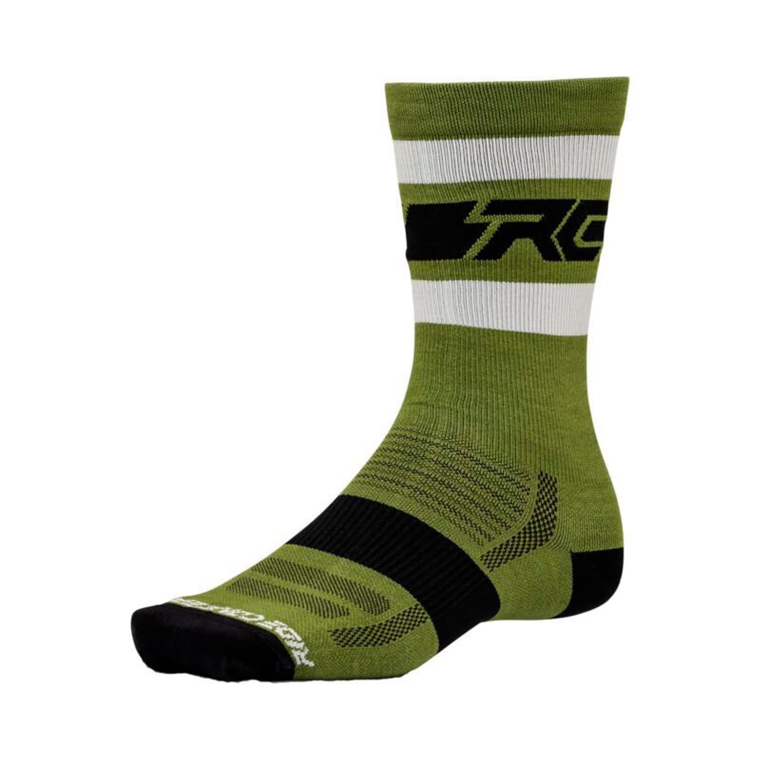 Ride Concepts Ride Concepts Woll Fifty-Fifty Velosocken vert-mousse 1