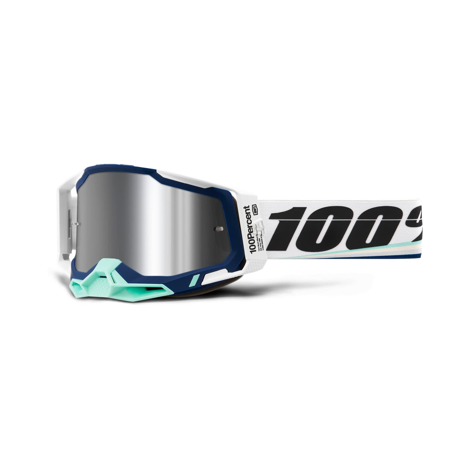 100% 100% Racecraft 2 MTB Goggle silberfarben 3