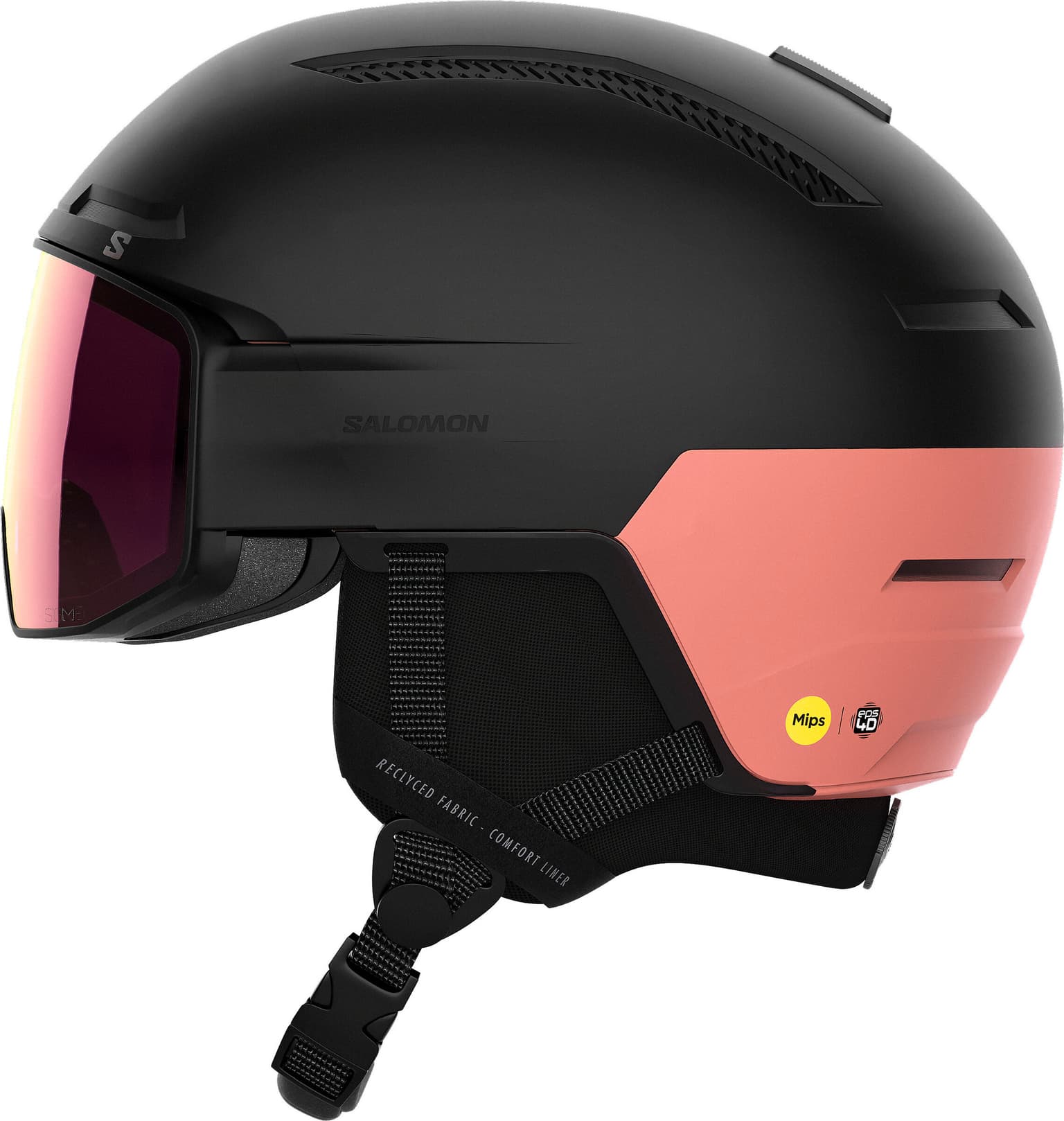 Salomon Driver Pro Sigma Visor Skihelm fuchsia 1