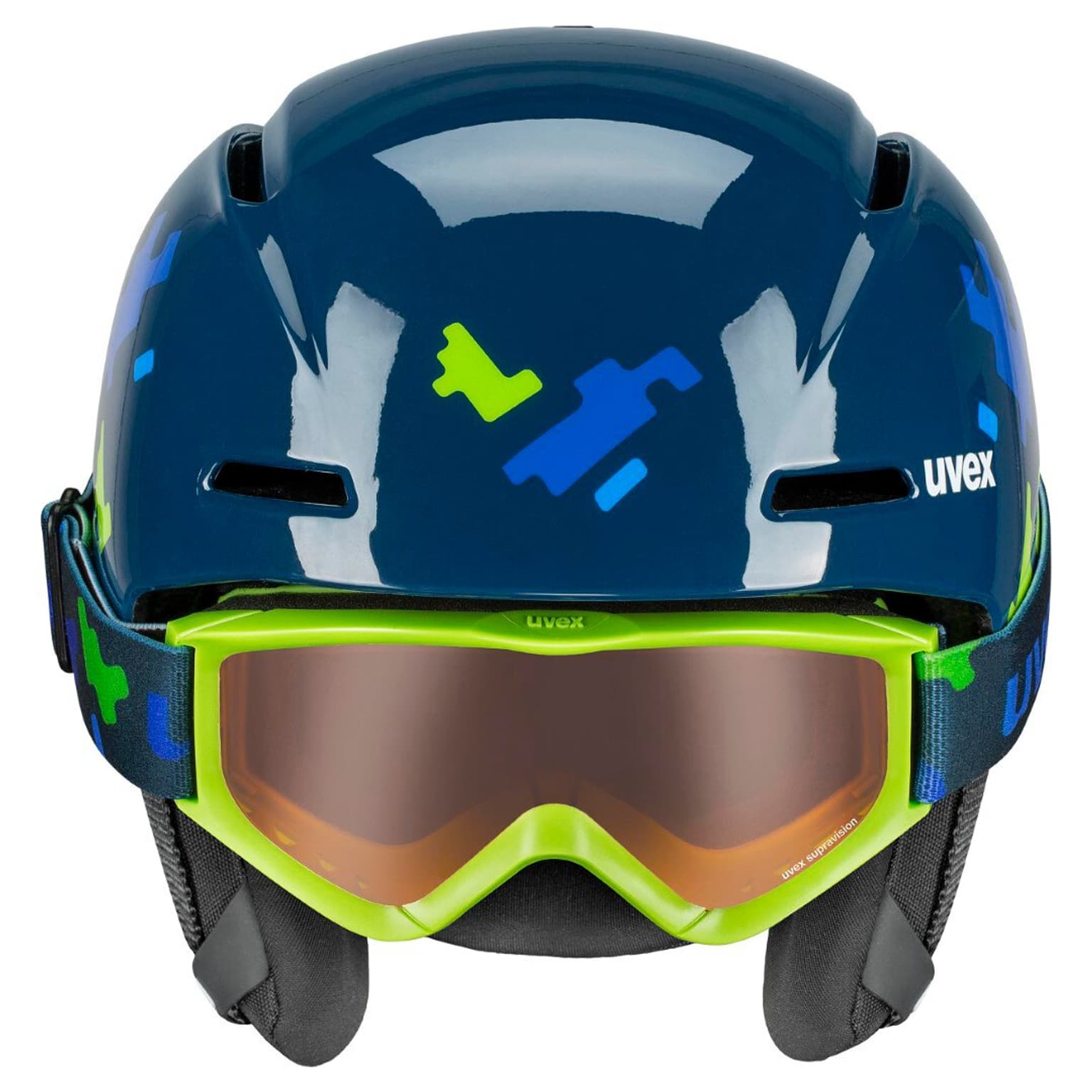 Uvex Uvex viti set Casque de ski bleu-fonce 2