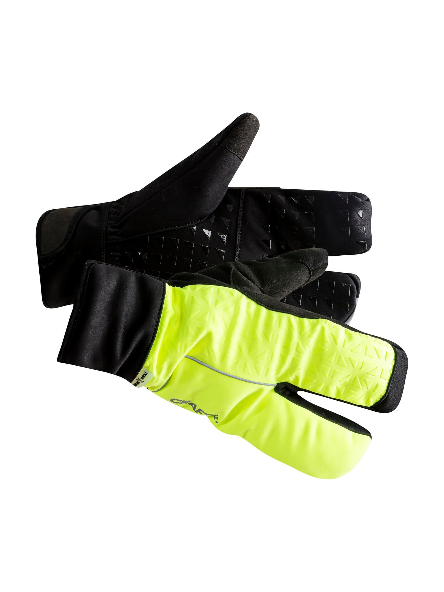 Craft Craft ADV SUBZ SIBERIAN SPLIT FINGER GLOVE Bike-Handschuhe giallo-neon 1