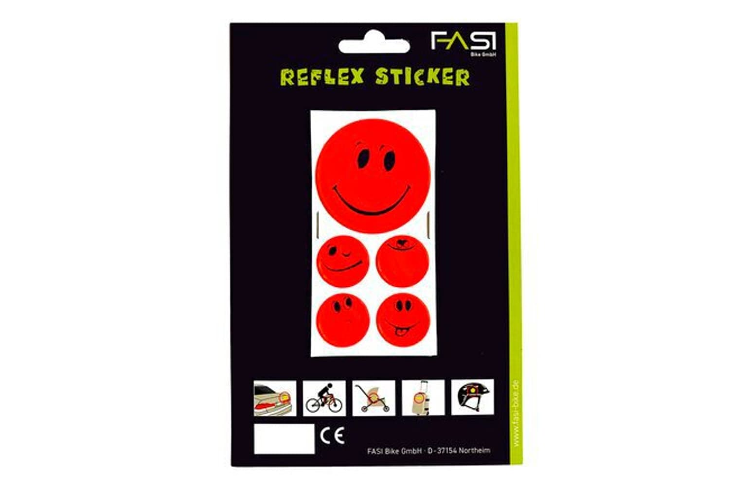 FASI FASI FASI Reflex-Sticker Smileys Reflektor 1