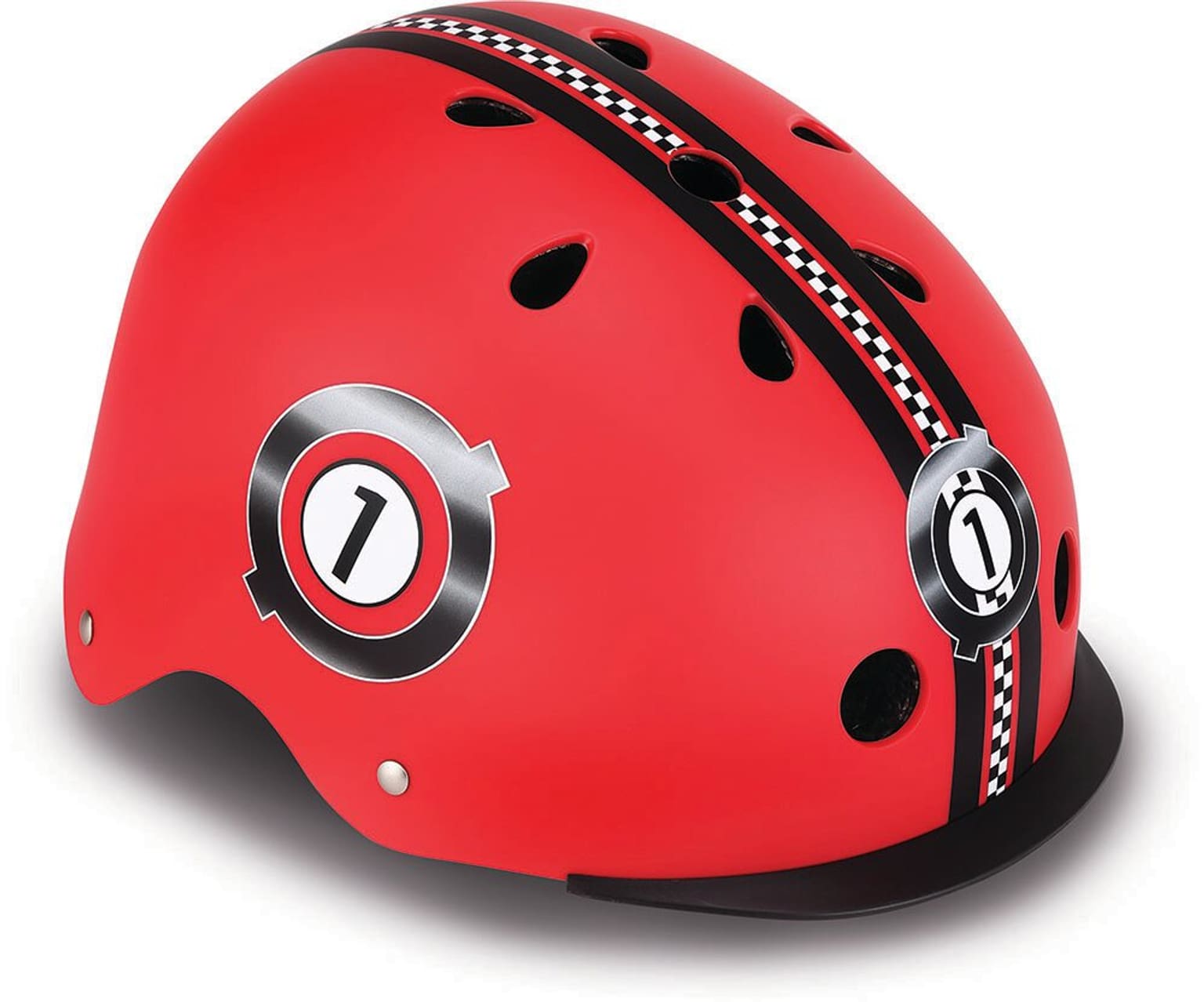 Globber Elite Lights Casque de patinage rouge 4