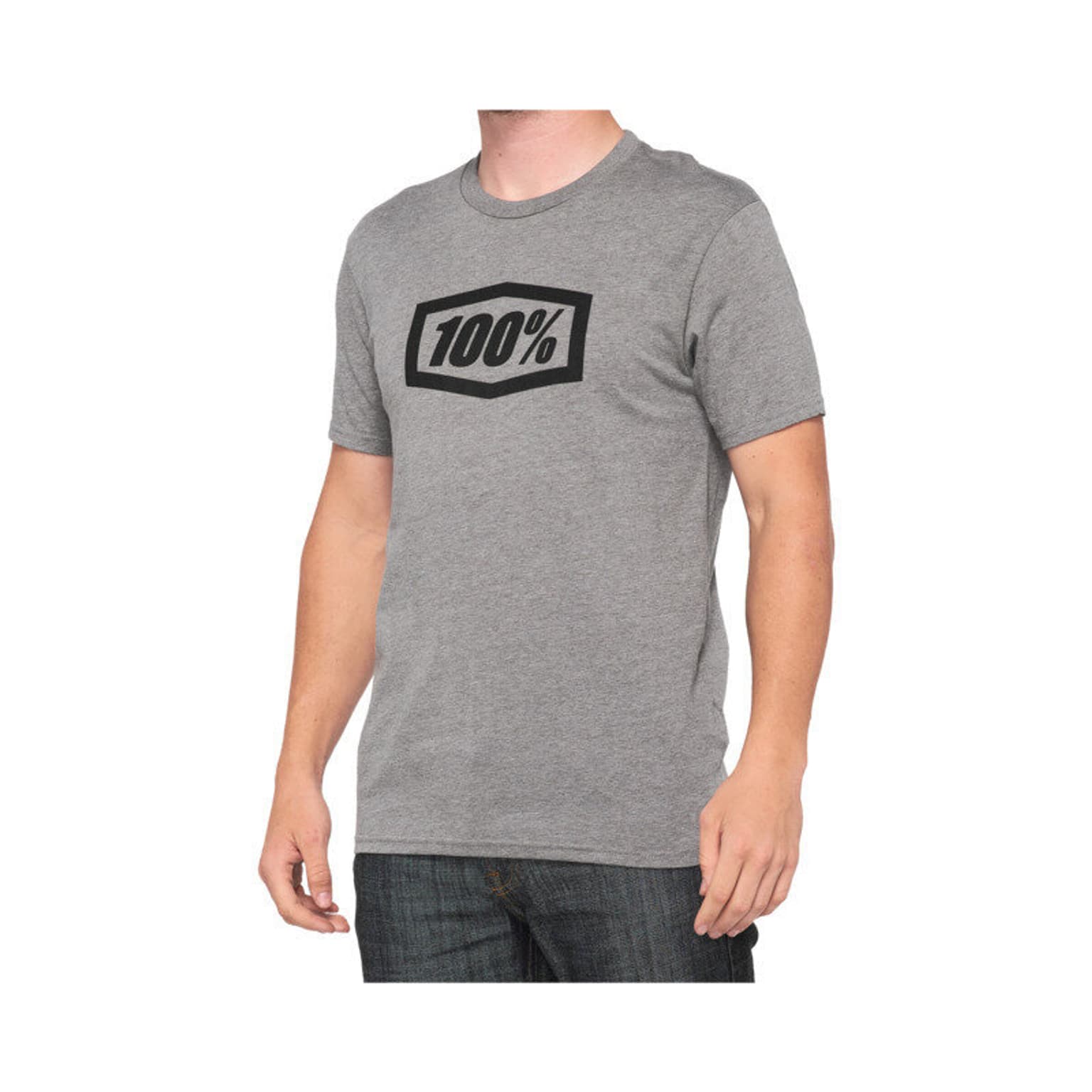 100% 100% Icon T-shirt grigio 1