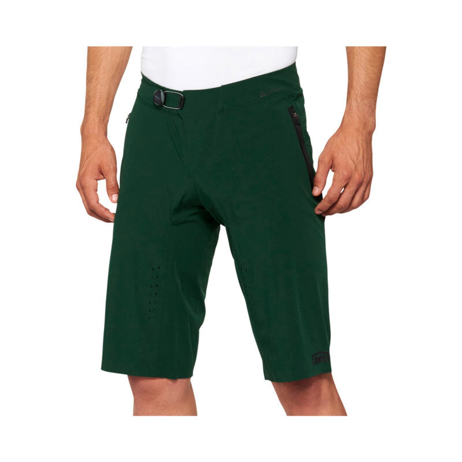 100% 100% Celium Pantaloncini da bici verde-scuro 1