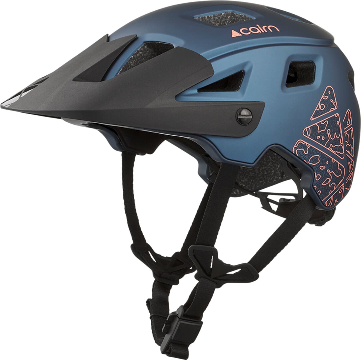 Cairn Magma Velohelm blau 1