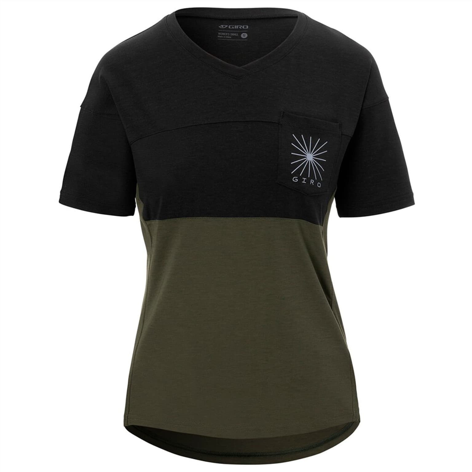 Giro W Ride Bikeshirt olive 1