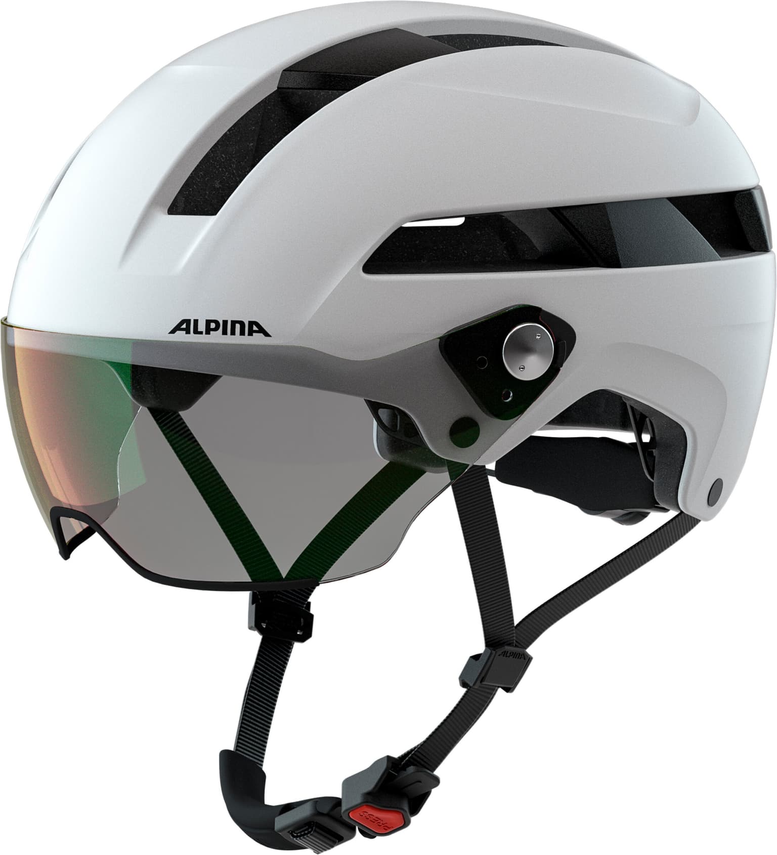 Alpina Alpina SOHO VISOR V Casco da bicicletta bianco 1