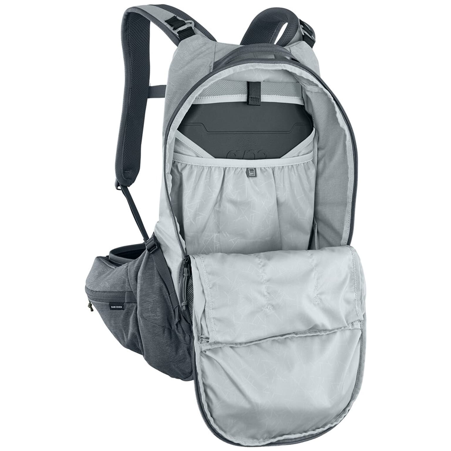 Evoc Evoc Trail Pro 16L Backpack Zaino con paraschiena grigio 5