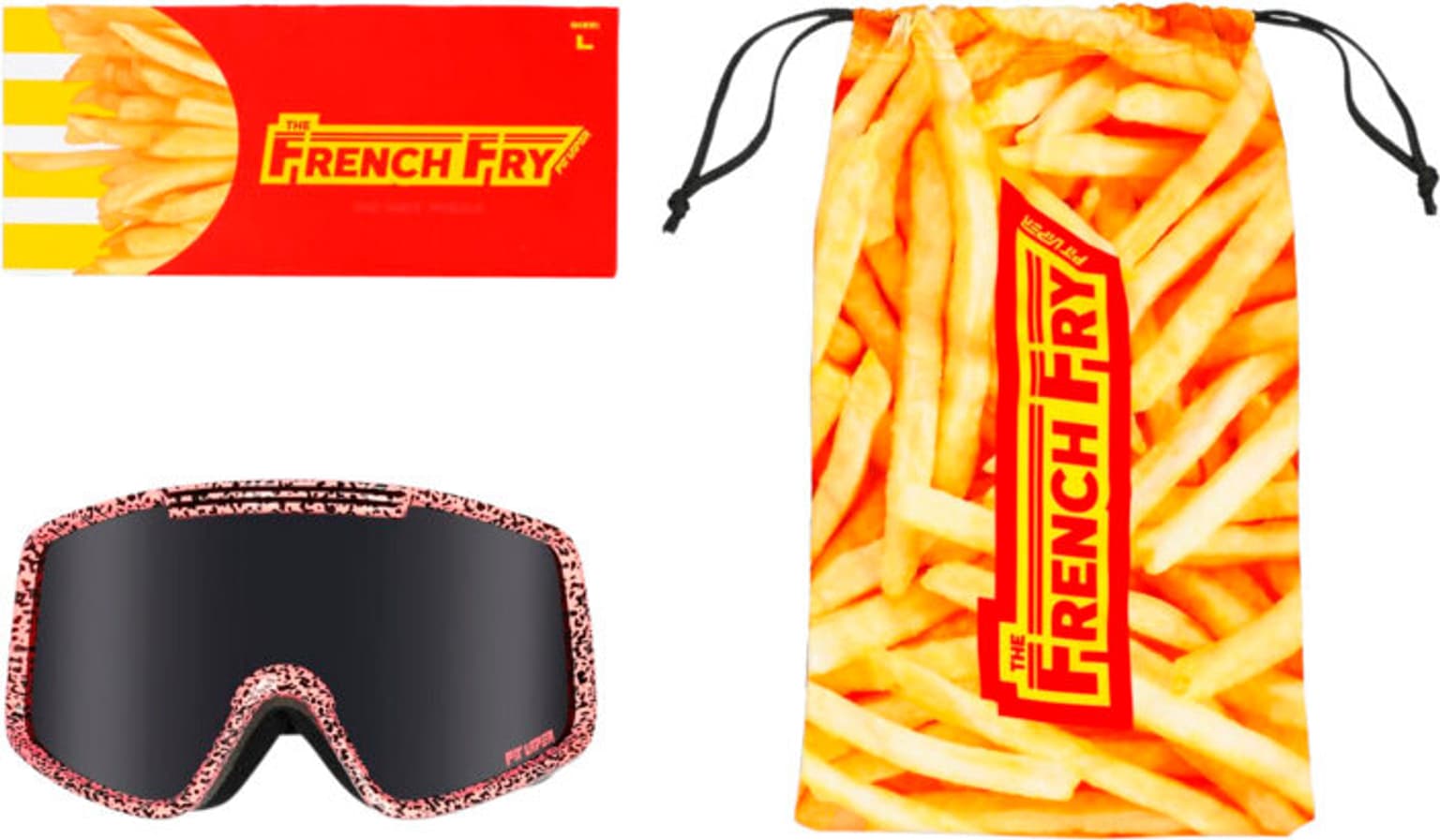 Pit Viper Pit Viper The French Fry Goggle Large The Son of Peach Skibrille 3