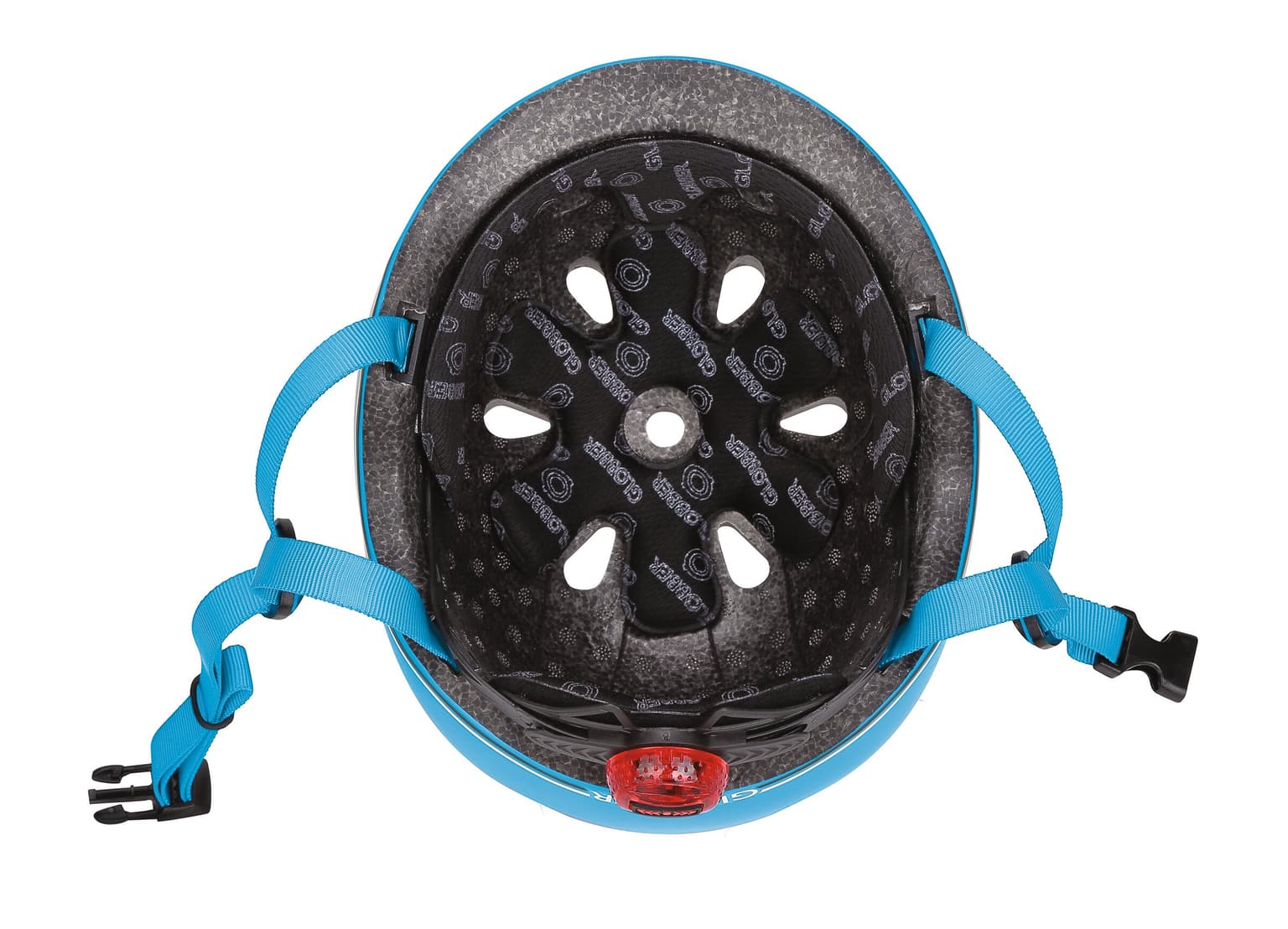 Globber Evo Lights Casco da pattinaggio turchese 2