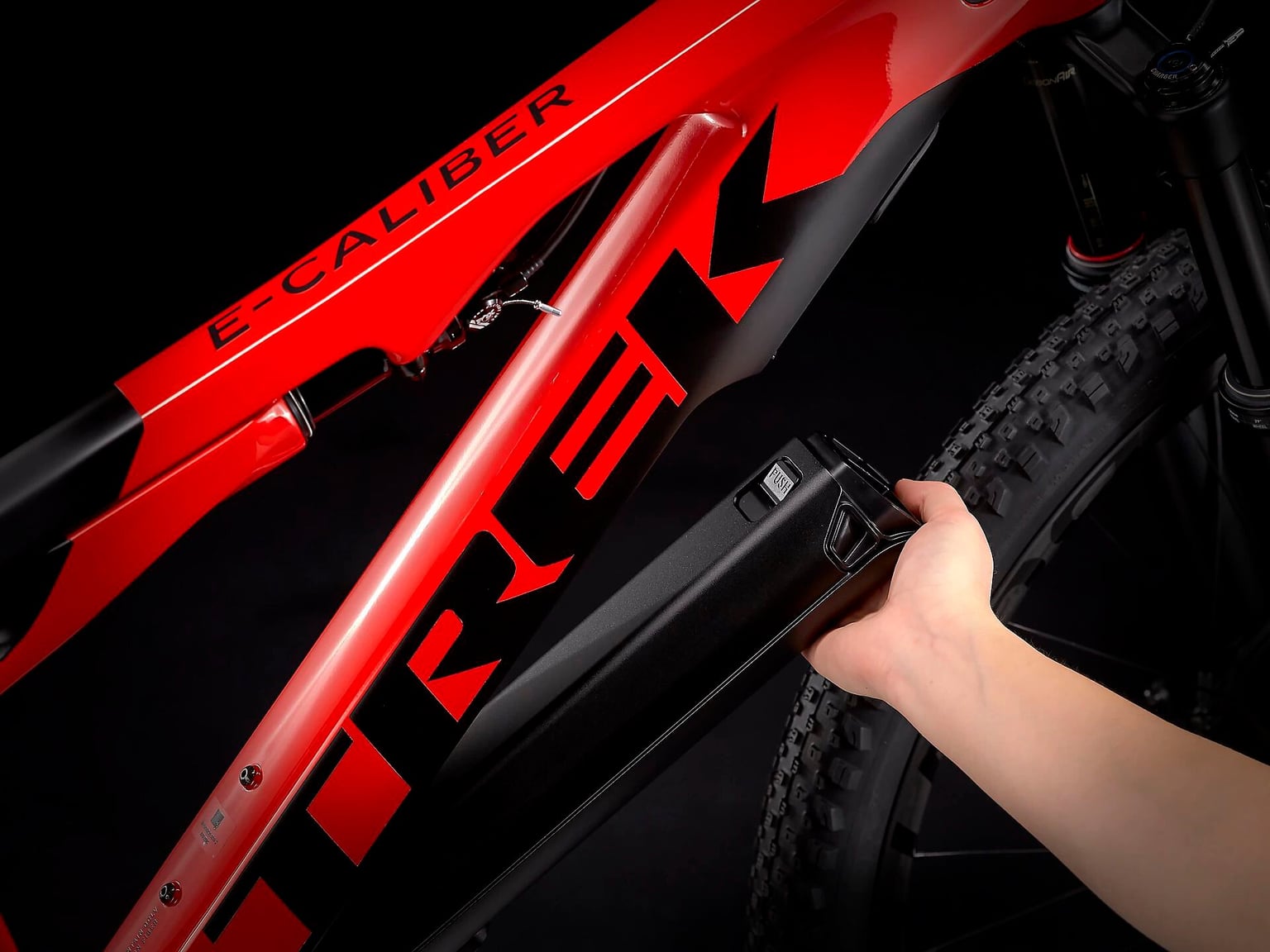 Trek Trek E-Caliber 9.8 GX AXS 29 Mountain bike elettrica (Fully) rosso 4