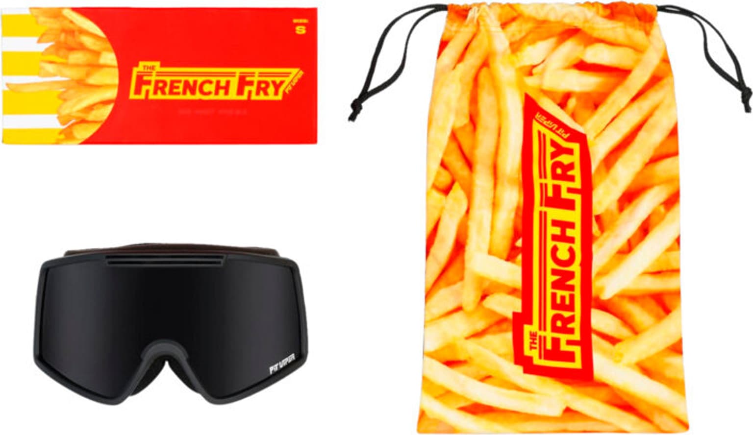 Pit Viper Pit Viper The French Fry Goggle Small The Standard Skibrille 3
