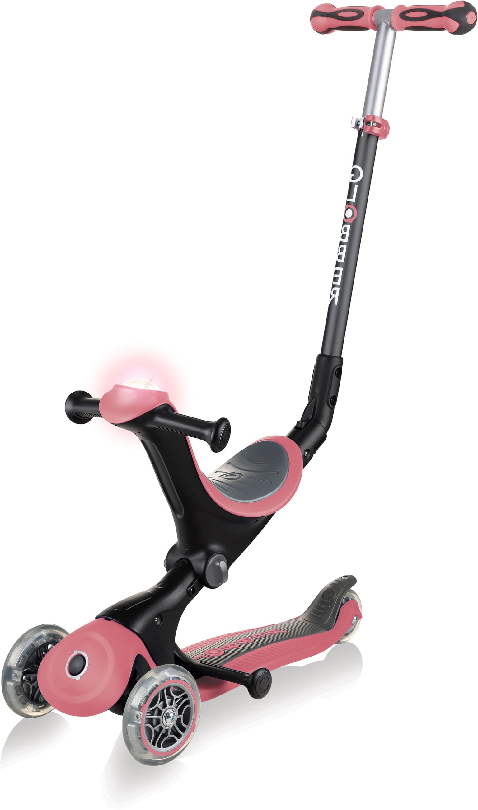 Globber Globber GO UP Deluxe Play Scooter rosa 1
