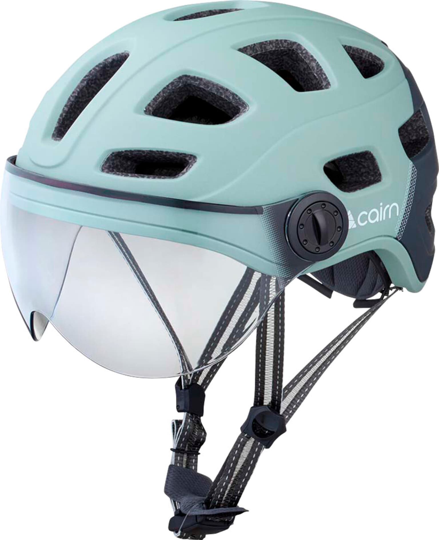 Cairn Quartz transparent Visor LED USB Casco da bicicletta acqua 1