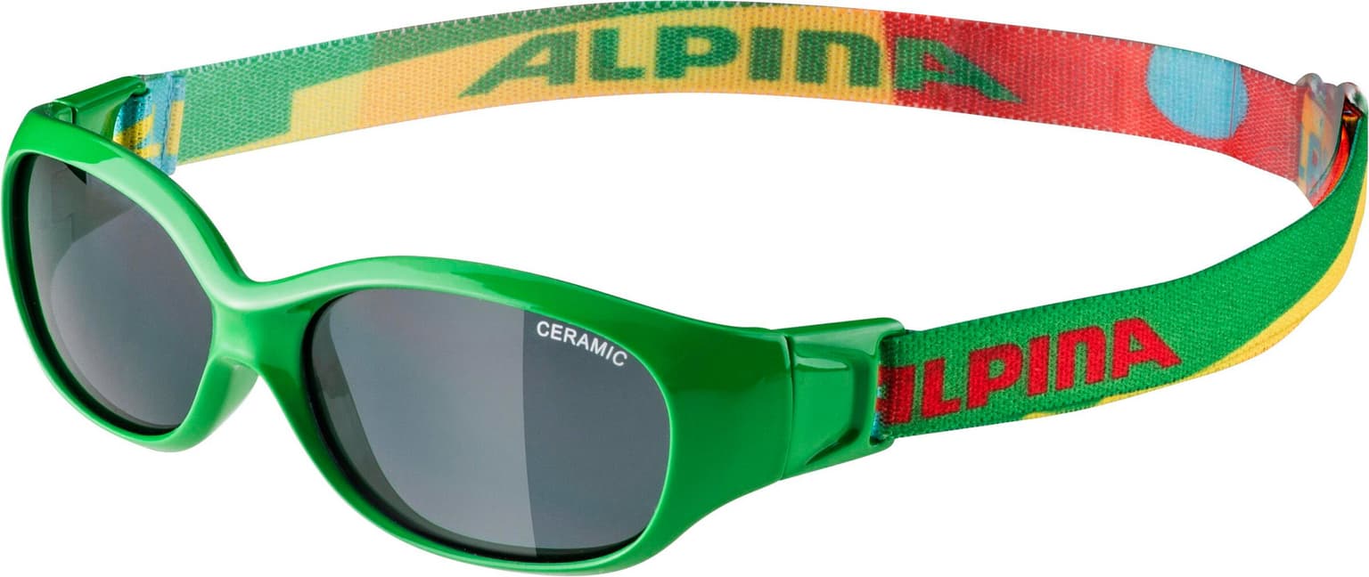Alpina Alpina Sports Flexxy Kids Occhiali sportivi verde 1
