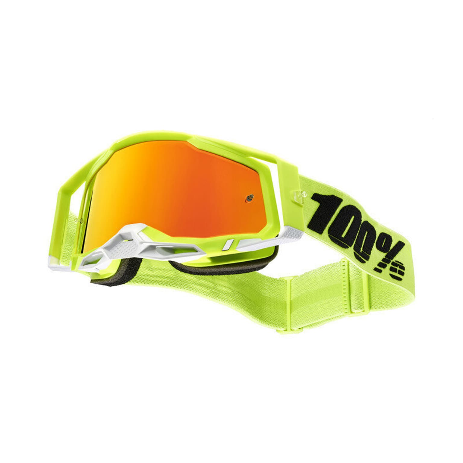 100% 100% Racecraft 2 MTB Goggle jaune-neon 2