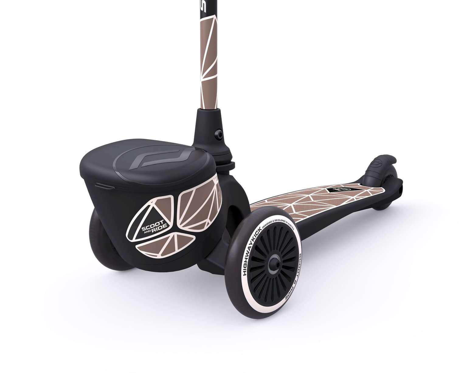 Scoot and Ride Scoot and Ride Highwaykick 2 Lifestyle Brown Lines Trottinettes 8